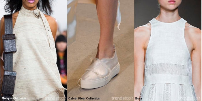 Tendencias claves de materiales según la pasarela Primavera/Verano 2016 Tendencias claves de materiales según la pasarela Primavera/Verano 2016