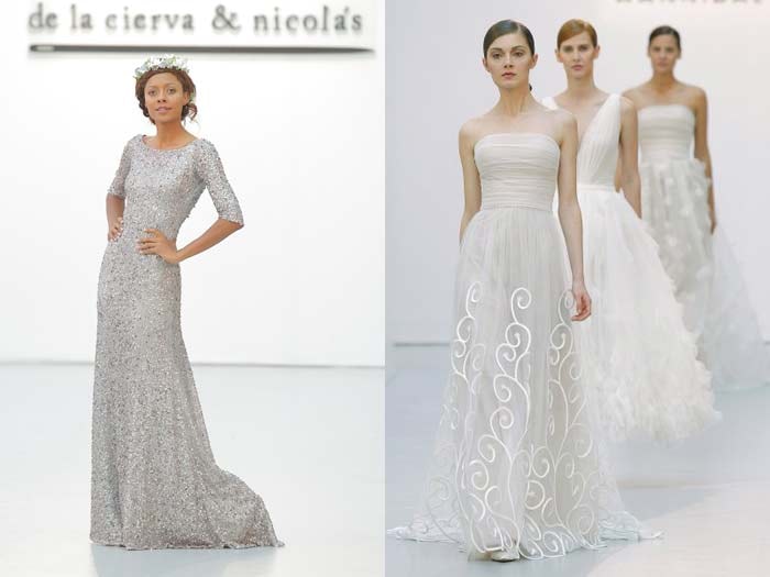 Novias contemporáneas en la Pasarela Costura España Novias contemporáneas en la Pasarela Costura España