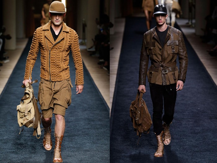 Moda masculina en París: la sofisticación versión Balmain y Hermes Moda masculina en París: la sofisticación versión Balmain y Hermes