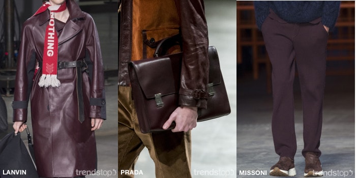 Tendencias de Color en las Pasarelas Masculinas de Otoño/Invierno 2017 – 18 Tendencias de Color en las Pasarelas Masculinas de Otoño/Invierno 2017 – 18