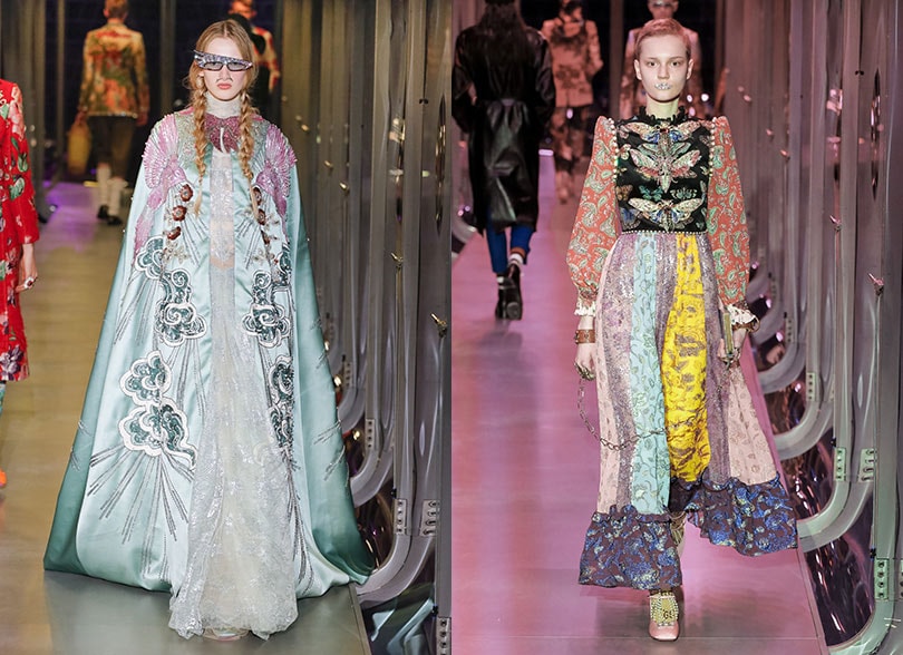 Triunfo de Gucci en Milán por su extravagante desfile Triunfo de Gucci en Milán por su extravagante desfile