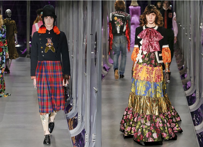 Triunfo de Gucci en Milán por su extravagante desfile Triunfo de Gucci en Milán por su extravagante desfile