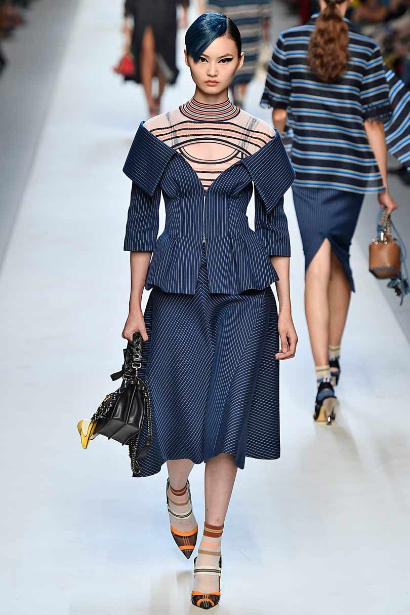 Ambiente "chic y tropical" para Fendi en Milán Ambiente "chic y tropical" para Fendi en Milán