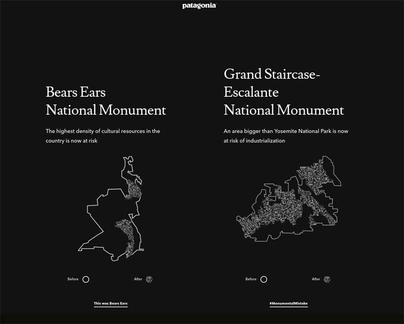 Patagonia demandará al presidente Trump para proteger tierras públicas Patagonia demandará al presidente Trump para proteger tierras públicas