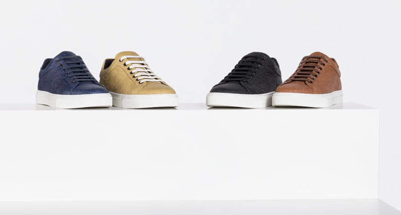 Hugo Boss lanza una nueva zapatilla masculina hecha con Piñatex Hugo Boss lanza una nueva zapatilla masculina hecha con Piñatex