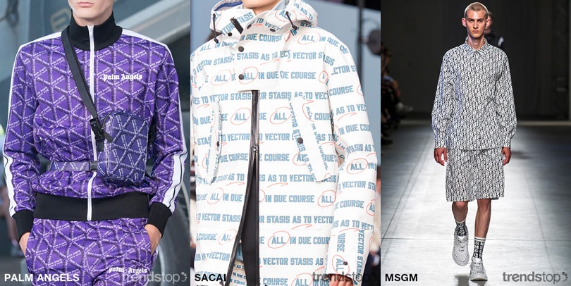 Tendencias en estampados y gráficos para Hombre Spring Summer 2019 Tendencias en estampados y gráficos para Hombre Spring Summer 2019