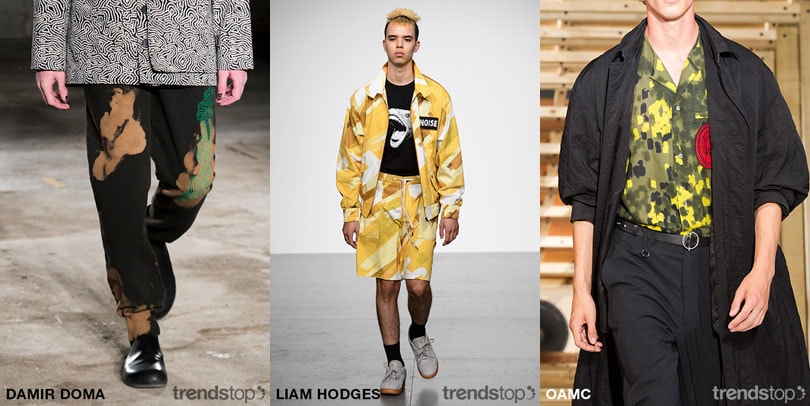 Tendencias en estampados y gráficos para Hombre Spring Summer 2019 Tendencias en estampados y gráficos para Hombre Spring Summer 2019