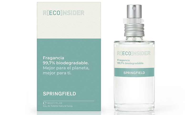 Springfield se apunta a la tendencia de perfumes sostenibles y lanza su primera fragancia eco-friendly Springfield se apunta a la tendencia de perfumes sostenibles y lanza su primera fragancia eco-friendly