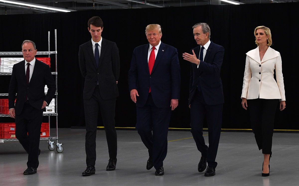 Donald Trump y Bernard Arnault inauguran los nuevos talleres de Louis Vuitton en Texas