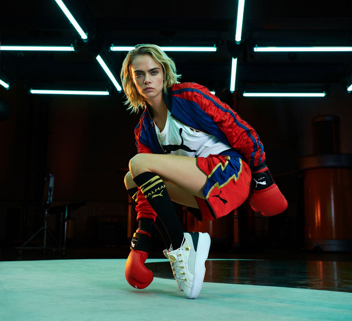 Llega Puma x Balmain, con Cara Delevingne como diseñadora invitada Llega Puma x Balmain, con Cara Delevingne como diseñadora invitada
