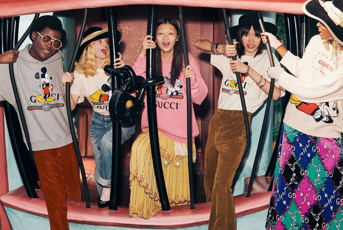 Gucci convierte a Mickey Mouse en la estrella de su colección para el Año Nuevo Chino Gucci convierte a Mickey Mouse en la estrella de su colección para el Año Nuevo Chino