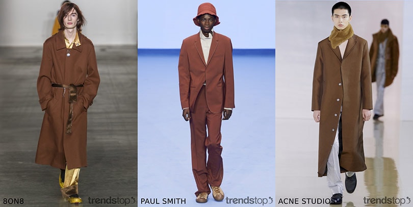 Tendencias de color de la moda masculina AW20/21 Tendencias de color de la moda masculina AW20/21