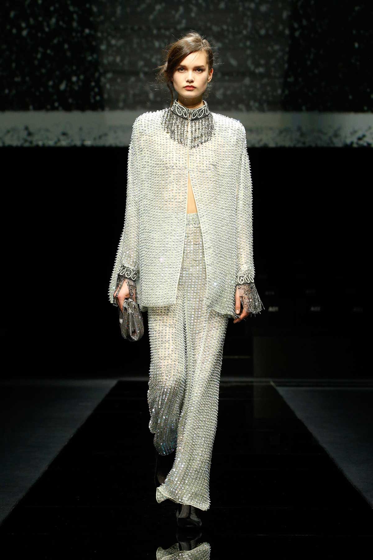 Así fue el desfile de Armani (a puerta cerrada) de Milán Así fue el desfile de Armani (a puerta cerrada) de Milán