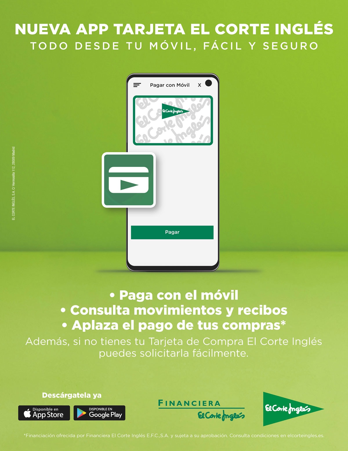 El Corte Inglés lanza una App para agilizar las compras desde el móvil El Corte Inglés lanza una App para agilizar las compras desde el móvil
