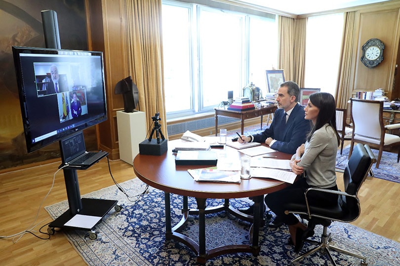 El comercio urge ante Felipe VI a medidas efectivas y de reactivación de la demanda El comercio urge ante Felipe VI a medidas efectivas y de reactivación de la demanda
