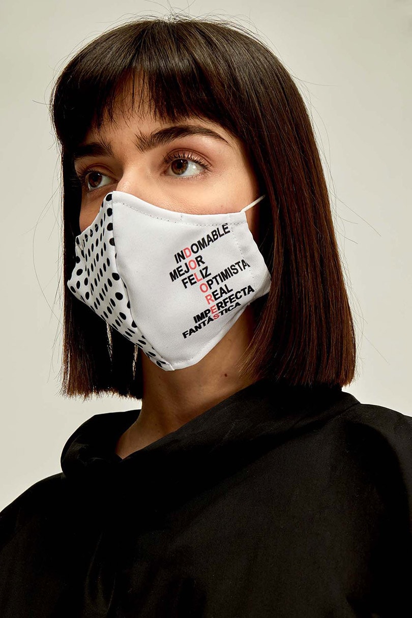 Dolores Promesas lanza una colección de mascarillas reutilizables Dolores Promesas lanza una colección de mascarillas reutilizables