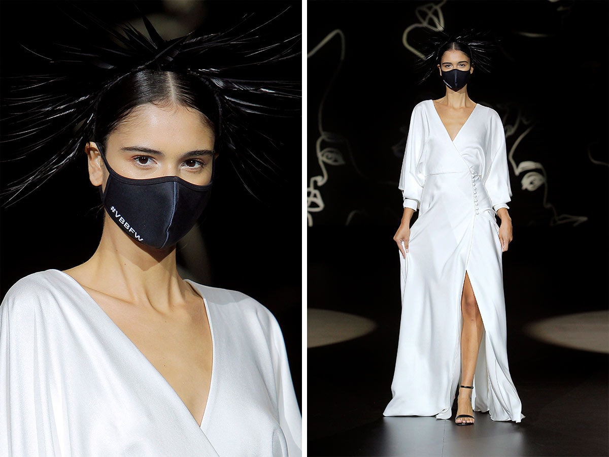 Novias con mascarillas, ¿la última tendencia en moda nupcial? Novias con mascarillas, ¿la última tendencia en moda nupcial?