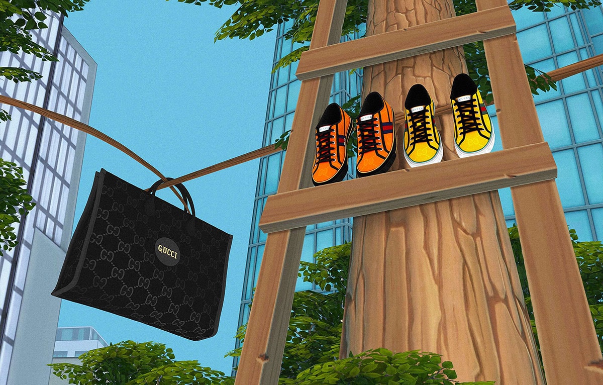Gucci lleva su colección sostenible al universo de Los Sims 4 Gucci lleva su colección sostenible al universo de Los Sims 4