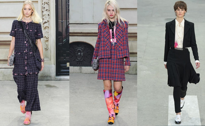 PFW: Lagerfeld presentó la colección Chanel como una manifestación callejera feminista PFW: Lagerfeld presentó la colección Chanel como una manifestación callejera feminista