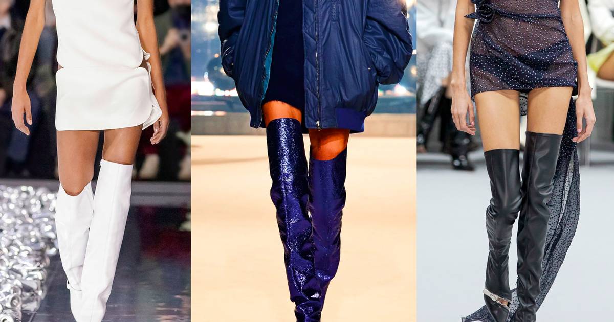 Tendencias de calzado para Otoño/Invierno 2022/2023: Las botas por encima  de la rodilla